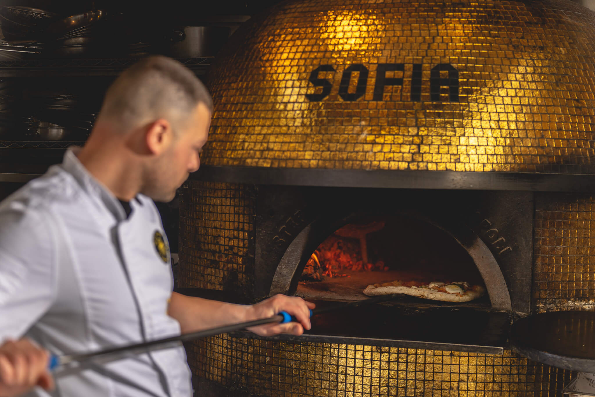 Pizza oven named Sofia